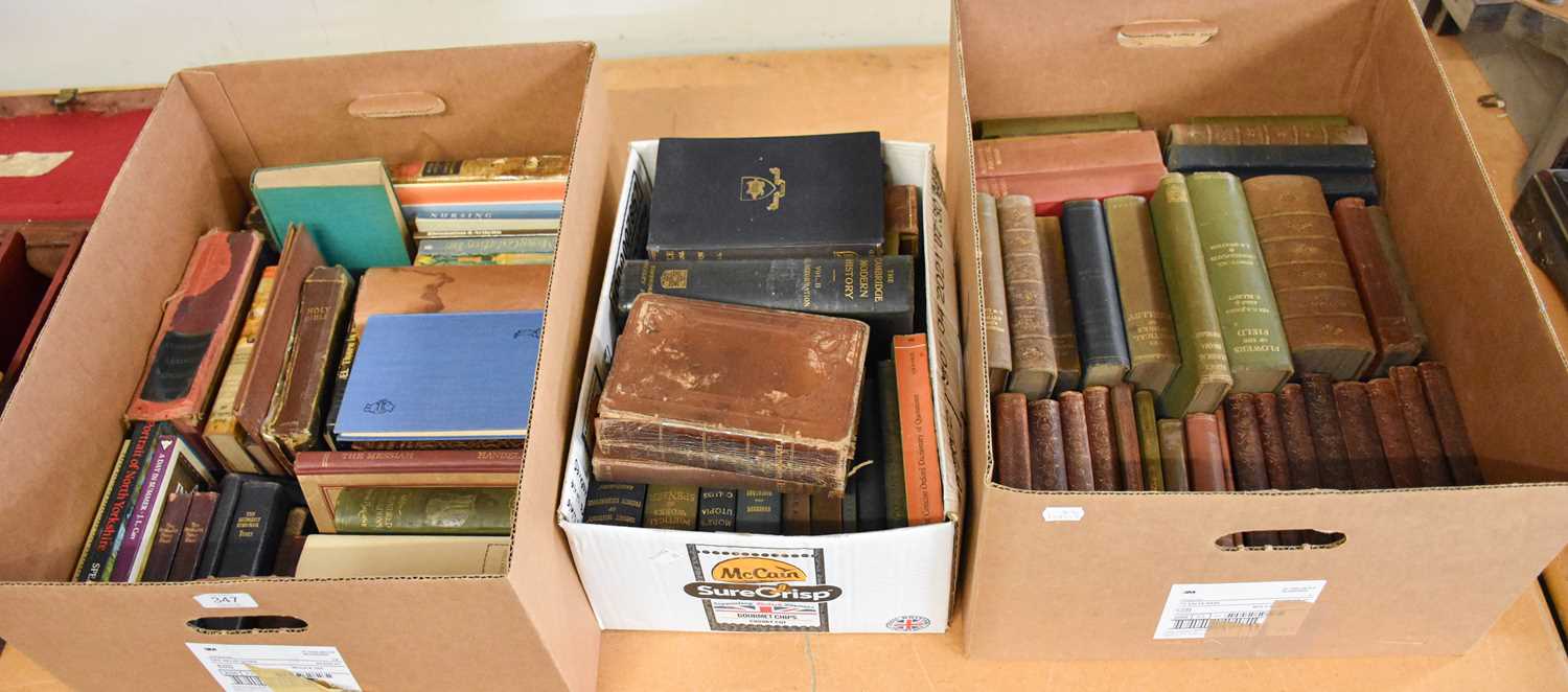 Lot 347 - Three Boxes of Assorted Books, including...