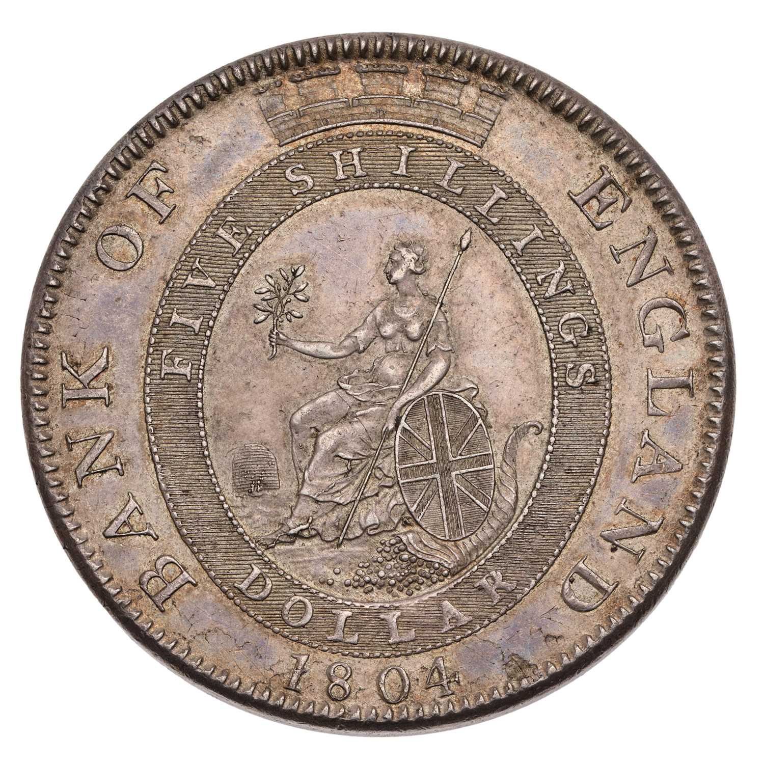 Lot 140 - George III, Bank of England, Dollar 1804, type...