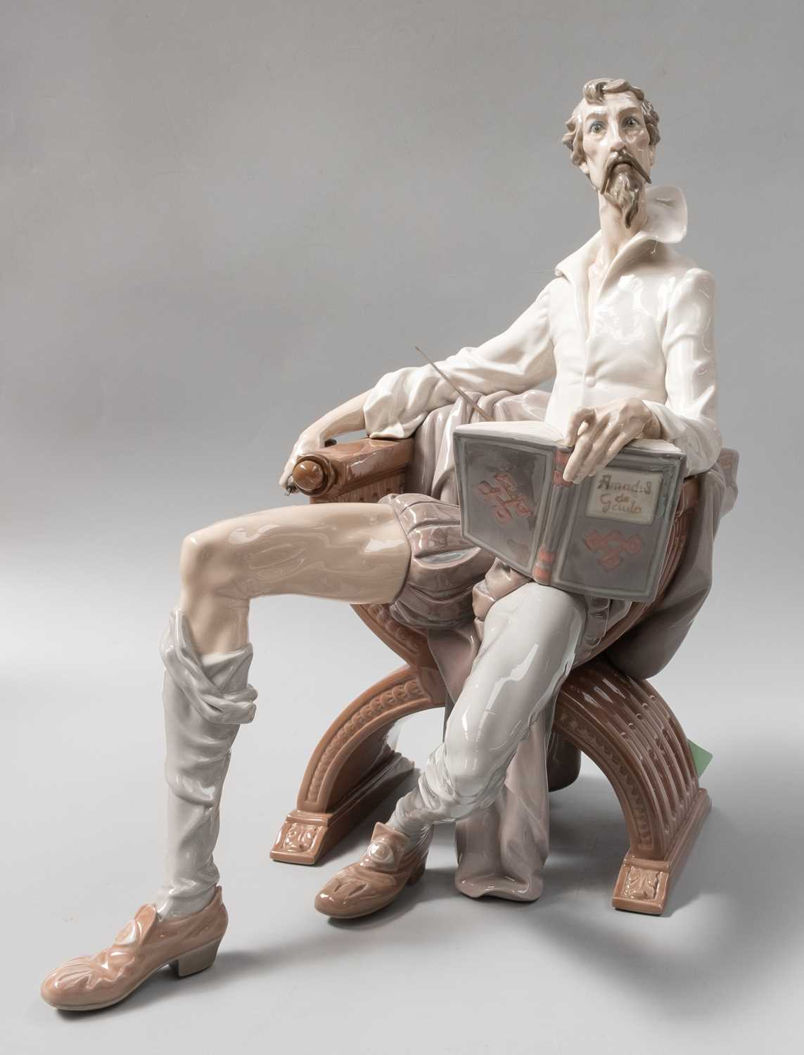 Lot 247 - A Lladro Porcelain Figure of Don Quixote, "The...