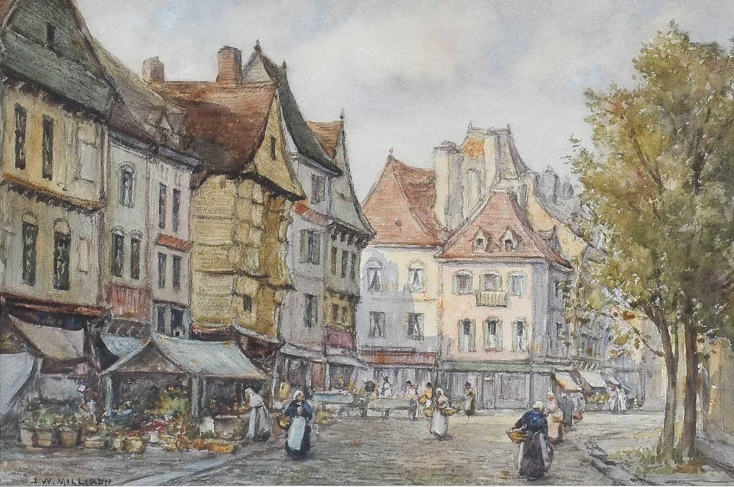 Lot 1074 - Joseph William Milliken (1865-1945) "Market...