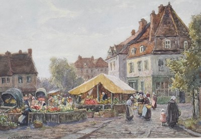 Lot 1074 - Joseph William Milliken (1865-1945) "Market...