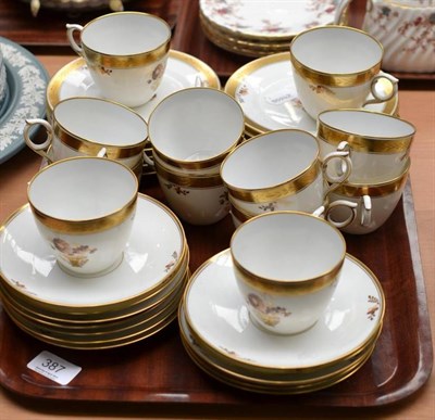 Lot 387 - Copenhagen porcelain tea set