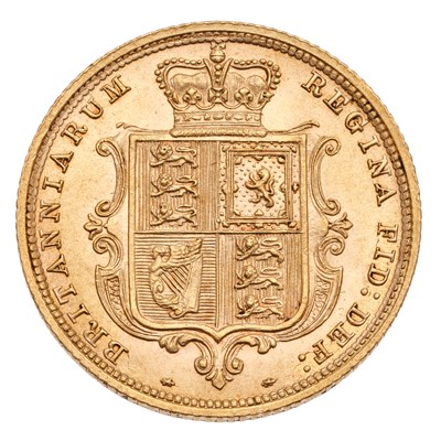 Lot 319 - Victoria, Half Sovereign 1883, (Marsh 457,...