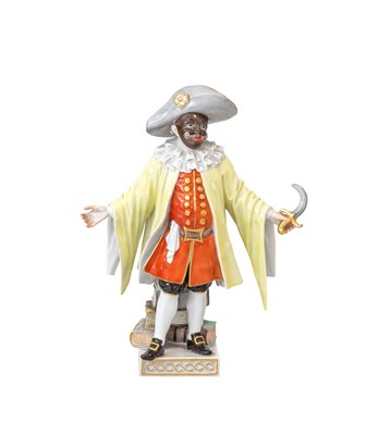 Lot 348 - A Meissen Porcelain Commedia dell’Arte Figure...