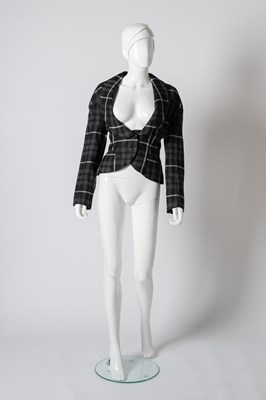 Lot 2107 - Vivienne Westwood Black and Grey Wool Check...
