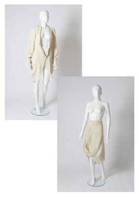 Lot 2127 - Vivienne Westwood Cream Muslin Open Jacket,...