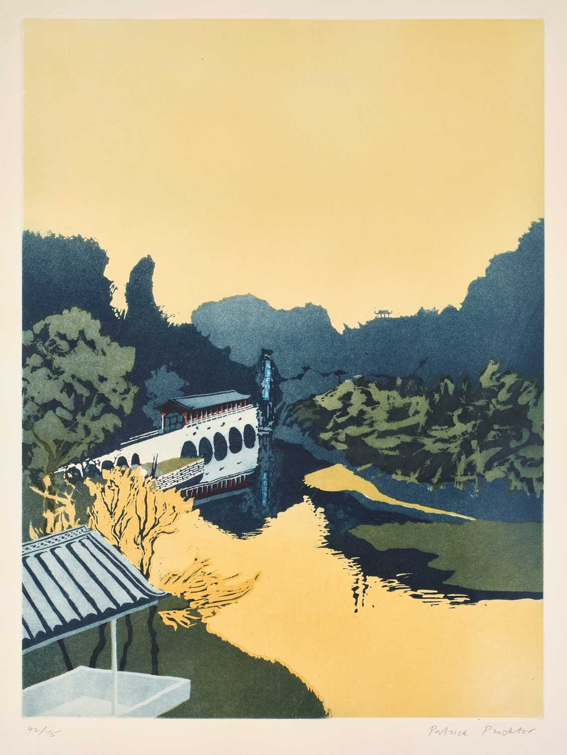 Lot 459 - Patrick Procktor RA (1936-2003) "Flower Bridge,...