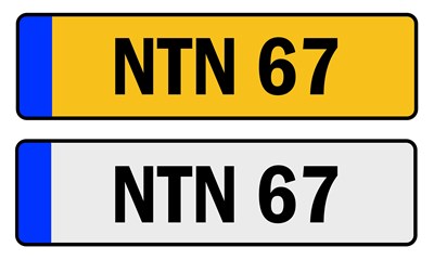 Lot 738 - Cherished Registration NTN 67, with retention...