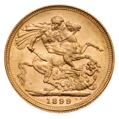 Lot 316 - Victoria, Sovereign 1899M, Melbourne Mint;...