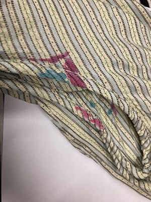 Lot 2011 - Vivienne Westwood Striped Silk Corset Bodice,...