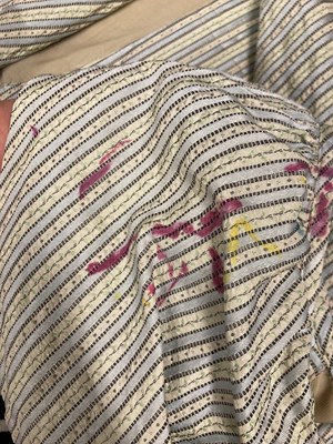 Lot 2011 - Vivienne Westwood Striped Silk Corset Bodice,...