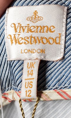 Lot 2011 - Vivienne Westwood Striped Silk Corset Bodice,...