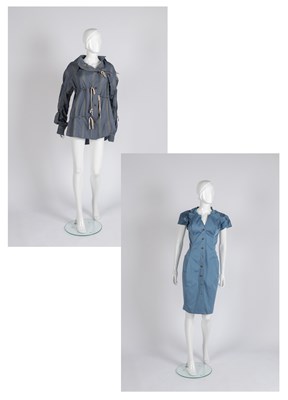 Lot 2023 - Vivienne Westwood Blue Striped Jacket, circa...