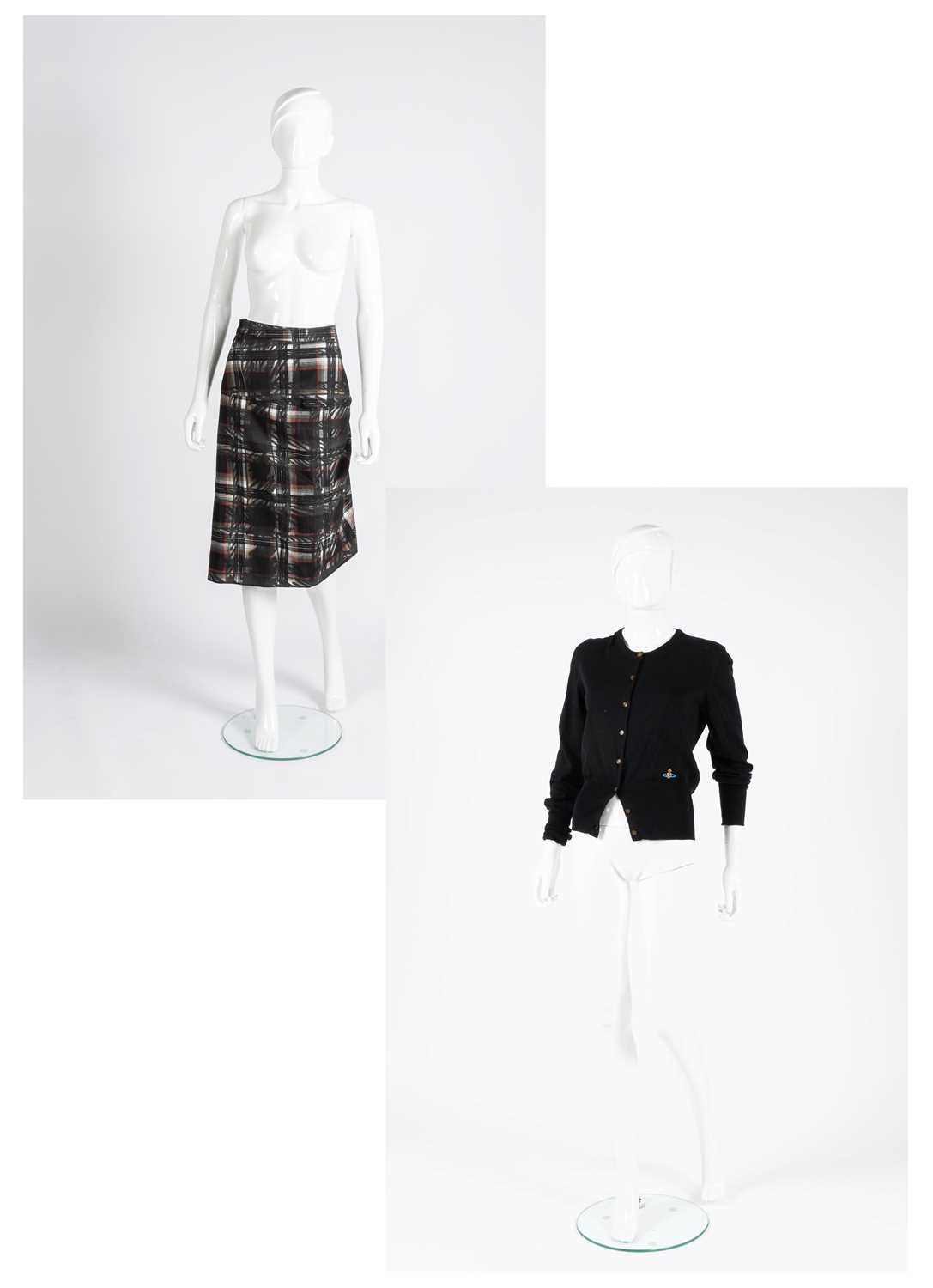 Lot 2108 - Vivienne Westwood Black and Grey Graffiti...