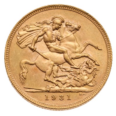 Lot 342 - George V, Sovereign 1931SA, Pretoria Mint;...