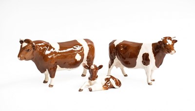 Lot 226 - Beswick Red Friesian Cattle, produced for the...