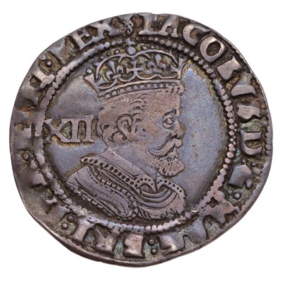 Lot 65 - James I, Shilling, third coinage (1619-25), mm....