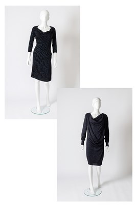 Lot 2039 - Vivienne Westwood Black and Metallic Woven...