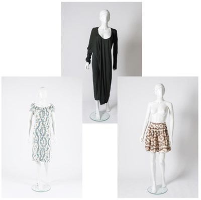 Lot 2067 - Vivienne Westwood Green/Grey Asymmetric Jersey...