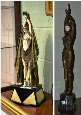 Lot 427 - Two Art Deco style figures