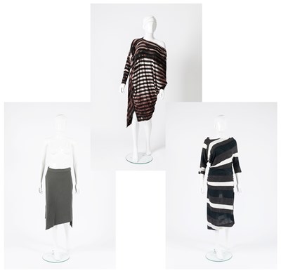 Lot 2125 - Vivienne Westwood Striped Asymmetric Jersey...