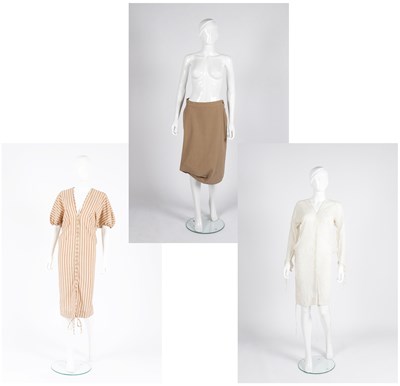 Lot 2071 - Vivienne Westwood Camel Cotton Skirt, circa...