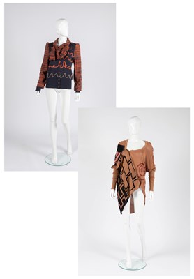 Lot 2035 - Vivienne Westwood Wool Cardigan with Neck Tie,...