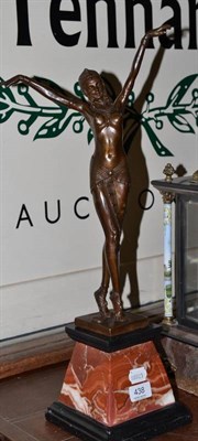 Lot 438 - Reproduction Art Deco figure