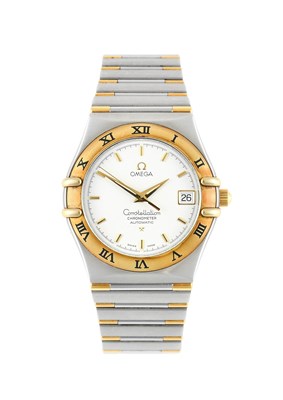 Lot 2299 - Omega: A Steel and Gold Automatic Calendar...