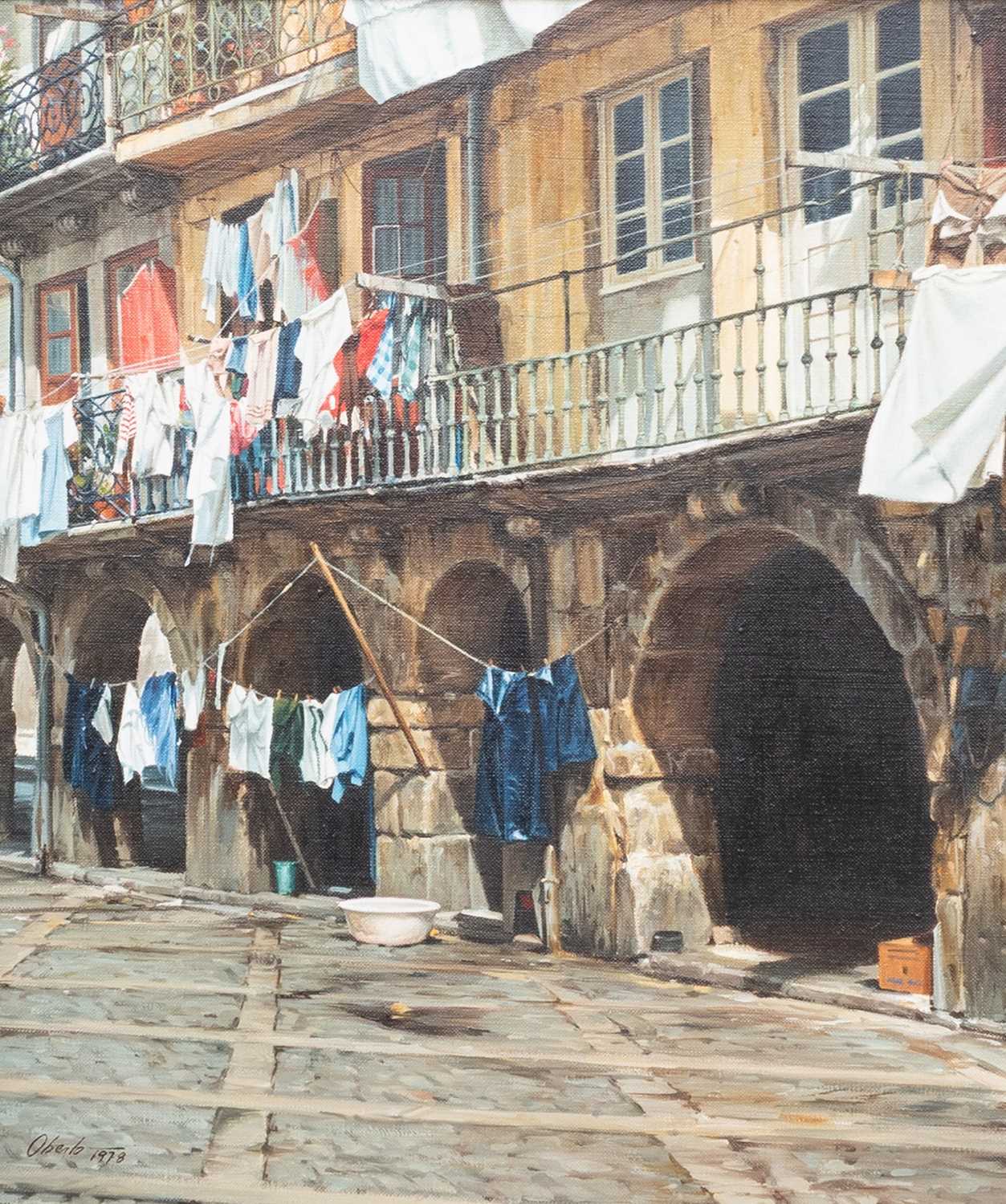 Lot 1064 - *Oberto (20th Century) "Les Etendards de Porto"...