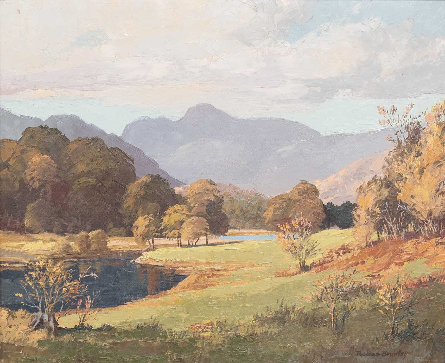 Lot 1079 - Thomas Bradley (1899-1993) "Elterwater,...