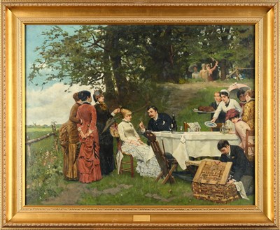 Lot 1074 - Willem Steelink (1856-1928) Dutch "Ein Dag...
