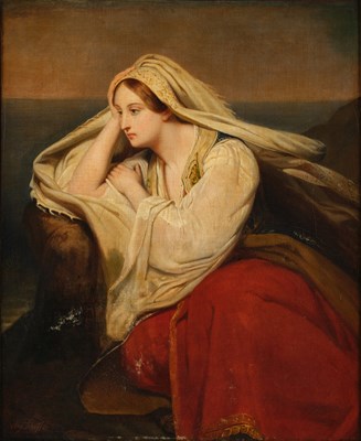 Lot 1128 - Ary Scheffer (1795-1858) Dutch Portrait of a...