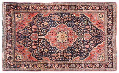 Lot 193 - Jozan Rug West Iran, Circa 1940 The deep...