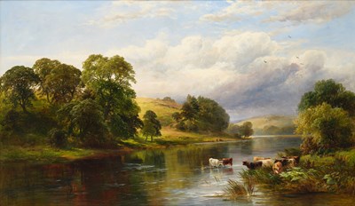 Lot 1098 - George Turner (1843-1910) "The Trent near...