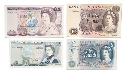 Lot 503 - Bank of England, Twenty Pounds, series D 1970...