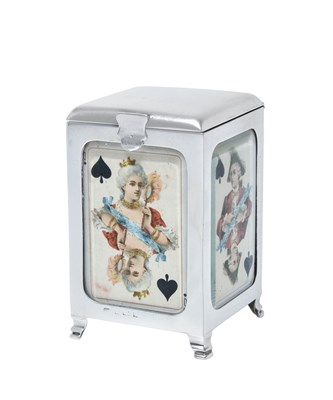 Lot 2211 - A Victorian Silver Playing-Card Case