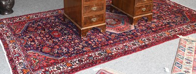 Lot 446A - Hamadan Carpet, the indigo Herati field...