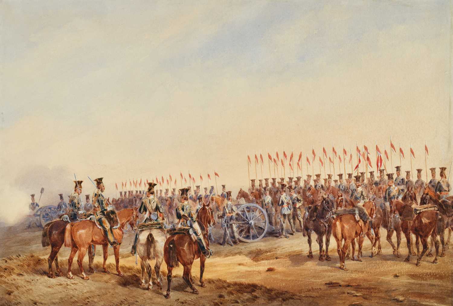 Lot 123 - Orlando Norie (1832-1901) Preparing for The