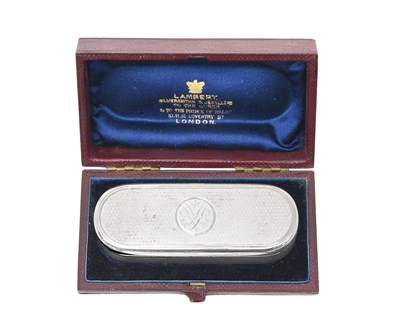 Lot 2157 - A Victorian Silver Snuff-Box