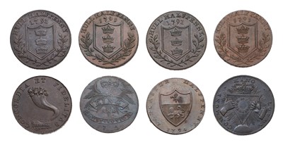 Lot 482 - 18th Century Tokens, Assorted Issues, 8 in...