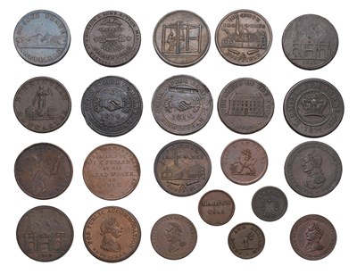Lot 488 - Assorted 19th Century Tokens, 22 in total, all...