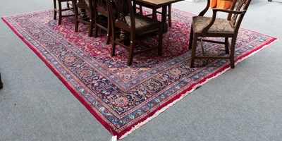 Lot 1233 - Mashad Carpet, the raspberry field of...