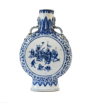 Lot 22 - A Chinese Porcelain Moon Flask, late 19th...