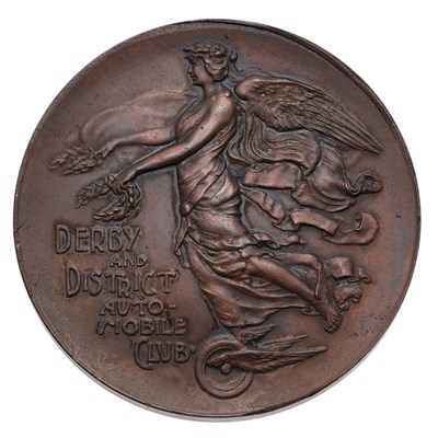 Lot 496 - Derby and District Automobile Club, Bronze...
