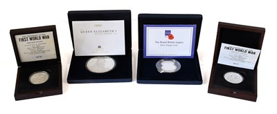 Lot 439 - Assorted Boxed Silver Proof Coins, comprising;...