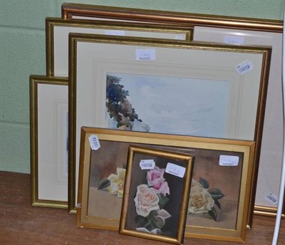 Lot 478 - Three watercolours by C Ernest Jackson; Studland Bay and Shell Bay, Dorset and an Eastern...