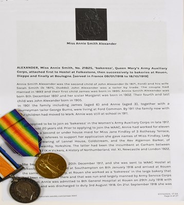 Lot 171 - A First World War Queen Mary's Army Auxiliary...