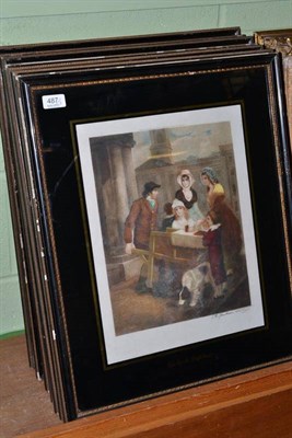 Lot 487 - Seven framed Cries of London