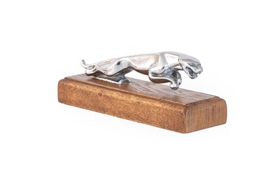 Lot 606 - Jaguar: A Chromed Plated Car Mascot, mounted...